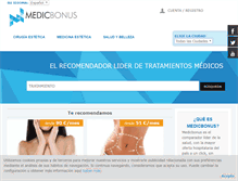 Tablet Screenshot of medicbonus.com